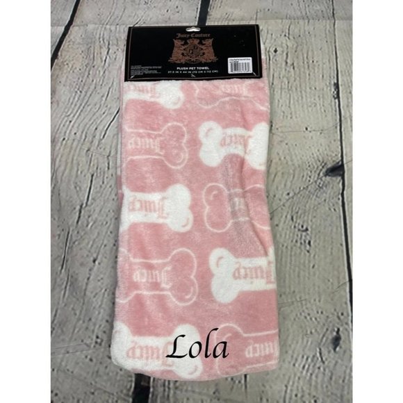 Custom Embroidered Juicy Couture blanket | Embroidered pet blanket - Picture 1 of 6